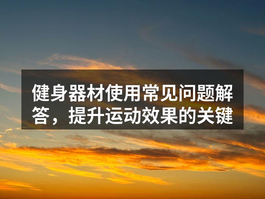 专业健身器材展示